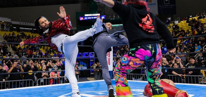 【新日本】鷹木＆辻がTAKESHITA＆ペリー相手に激しい前哨戦を展開！試合後、ヤングバックスがリングに登場「引退する前に、もう一度IWGPヘビー級タイトルを獲得するためだ！」