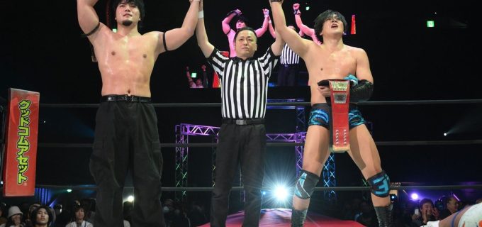 【DDT】MAO＆To-yが遠藤哲哉＆高鹿佑也を破り、KO-Dタッグ王座決定戦を制す！遠藤はバーニング解散を電撃表明