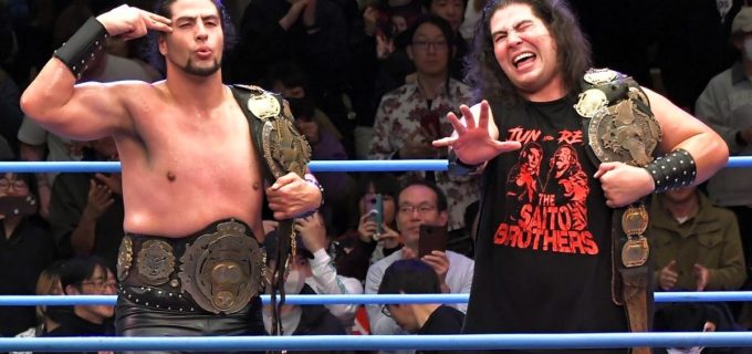 【全日本】斉藤ブラザーズが鈴木秀樹＆関本大介を撃破し歴代最多記録に並ぶ世界タッグ王座V7の快挙！試合後、安齊勇馬がジュンの三冠挑戦を表明！！