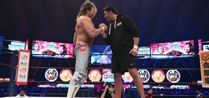 【新日本】棚橋弘至がEVIL撃破！試合後も続くH.O.Tの襲撃に柴田勝頼が救出「もし疲れてなければ、明日試合しませんか？」