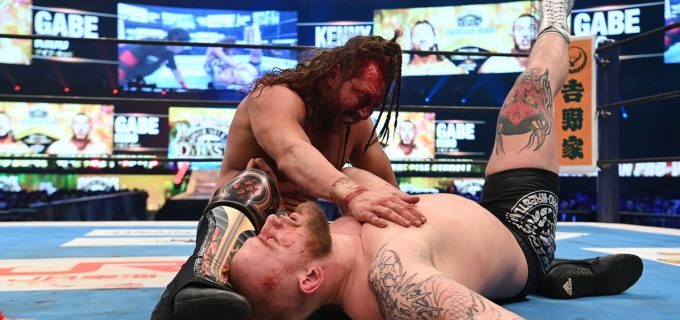 【新日本】ケニー・オメガ、復帰戦で片翼の天使炸裂！新日本魂を背負ったゲイブ・キッドの奮闘に棚橋弘至も涙
