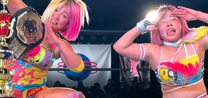 【仙女】岡優&桃野がタッグ王座初防衛、次戦は2.9新宿FACEで赫覚醒との防衛戦が決定