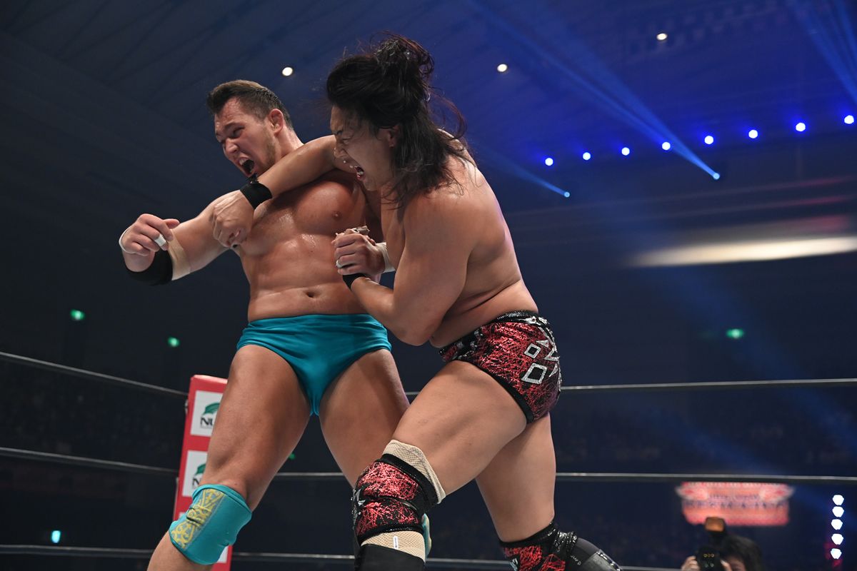 新日本】TAKESHITAがボルチンとの激闘制しNEVER王座V3！大岩陵平