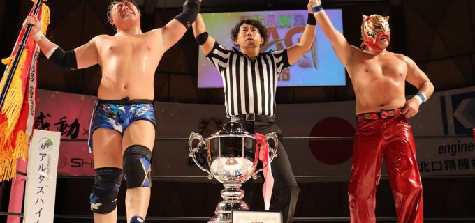 【大阪プロレス】タイガースマスク＆佐野蒼嵐が大阪タッグフェス制覇！「次はタッグ王座だ」