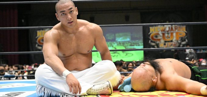 【新日本】『NJC』海野翔太が新技「Second Chapter」でオーカーン粉砕！無言の勝利で次戦へ