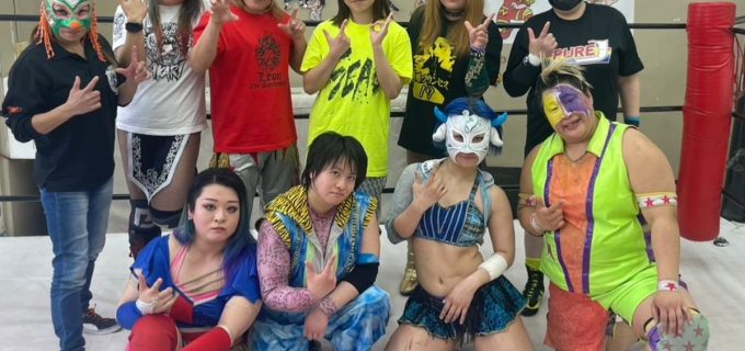 【PURE-J】ライディーン鋼＆rhythm、ライディーンボムでタッグ戦を制す『第130回・特別亀アリーナマッチ』