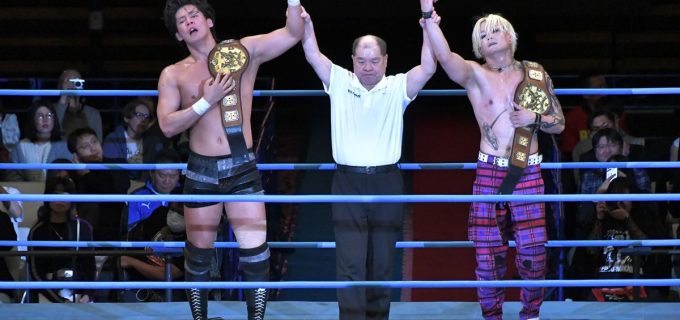 【全日本】安齊勇馬＆HAYATOがアジアタッグV5、防衛戦突破で春の祭典へ「必ず結果出します」