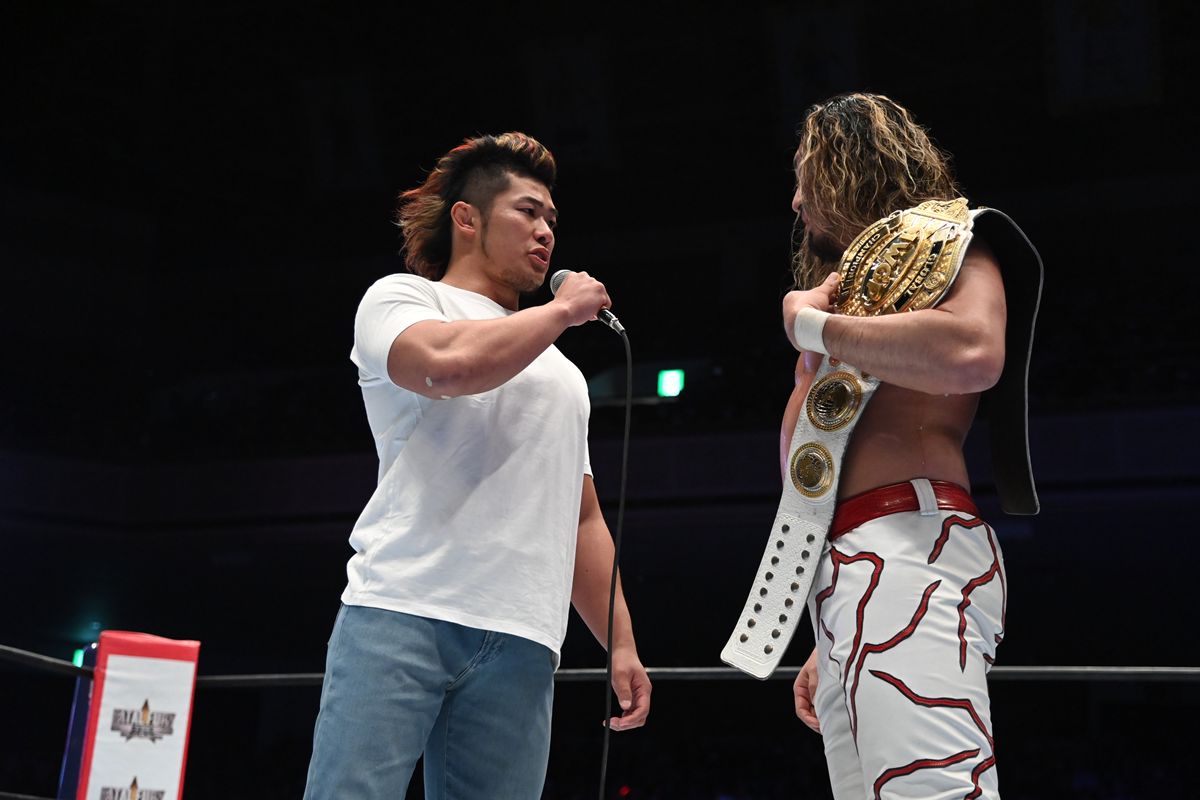 新日本】辻陽太がH.O.Tを蹴散らしEVIL撃破、グローバル王座V3