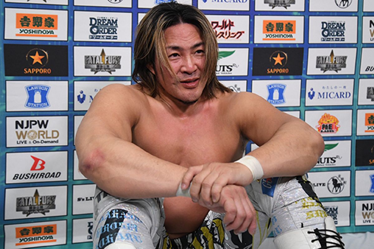 新日本】海野翔太が棚橋弘至との一騎打ちに勝利し「オレの選択肢