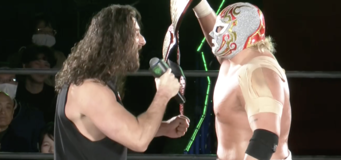 【ノア】ガレノが遠藤を撃破し悲願のGHCナショナル初戴冠！試合後サクソンが宣戦布告