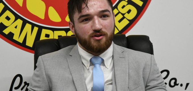 【新日本】カラム・ニューマンがIWGP世界王座挑戦を表明！ジェフ・コブ退団でタッグ王座返上も「これからは俺の時代だ」