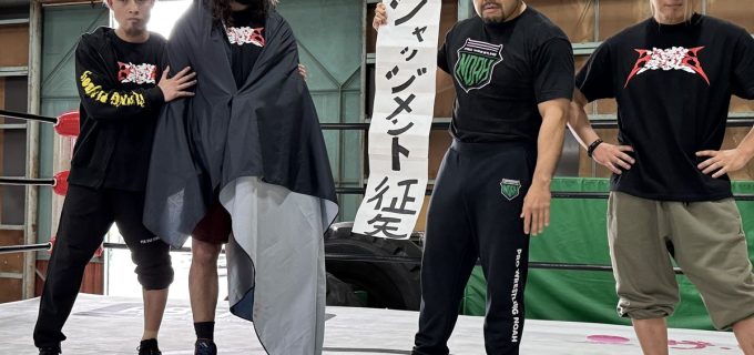 【ノア】征矢学が公開練習を実施！レフェリー・ジャッジメント征矢としての特訓の様子を公開