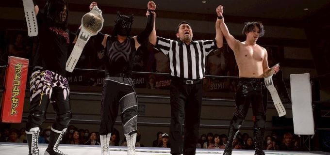 【DDT】佐々木＆岡谷＆イルシオンがNωA Jr.を返り討ちでKO-D６人タッグ王座初V！6・1名古屋で上野＆勝俣＆To-yが挑戦へ