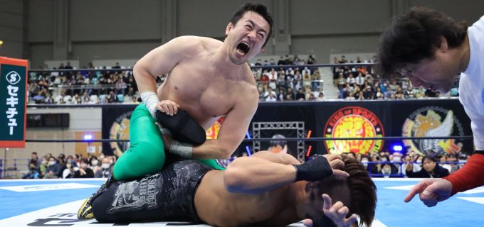 【新日本】『BOSJ』田口隆祐が石森太二を執念のアンクルで下す！“PR大使”が岩沼で魂のマイク「みんなの趣味の一つにプロレス、プロレス観戦、入れてください！」