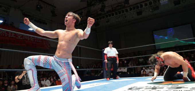 【新日本】『BOSJ』ROH世界TV王者ニック・ウェインがIWGPジュニア王者デスペラード撃破「王座を賭けて俺と対戦したければ、いつでも歓迎する」