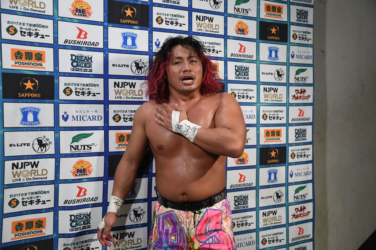 新日本】『BOSJ』アキラ、新技“グラン・タランチュラ”でヒロムを