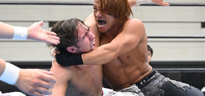 【新日本】『BOSJ』石森太二が“神の恵み”で超新星ウェイン撃破「こっから全勝すればいいんだろう」