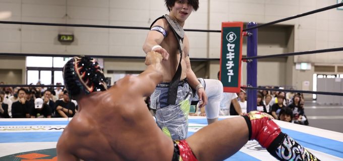 【新日本】『BOSJ』YOHがティタン撃破で5勝目！ティタン敗れるも胸張るコメント「この素晴らしい国で戦えることに感謝」