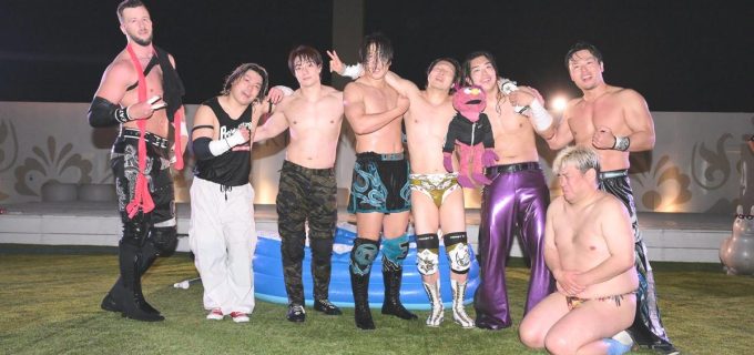 【DDT】バーベキュー場で史上初の路上プロレス開催！上野＆勝俣＆To-yが3WAY戦制し、6・1名古屋でのKO-D6人タッグ王座戦に弾み