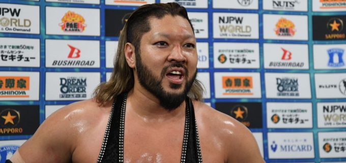 【新日本】外道を絞首刑、EVILが高笑いの宣戦布告「俺らには“新たな男・X”が加わるからな」大阪城決戦前にBC WAR DOGS vs H.O.Tの遺恨激化