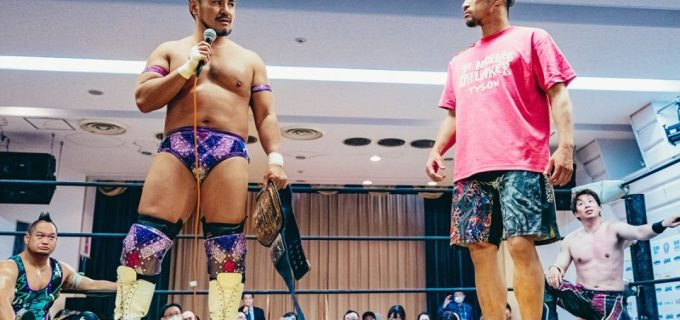 【ガンプロ】“元キック王者”前口太尊が元修斗世界王者・勝村周一朗に戦慄のKO勝ちで、6・22新木場でSOG世界無差別級王座に挑戦！「飯伏幸太さんに恩返ししたいんで、必ずベルト巻く！」