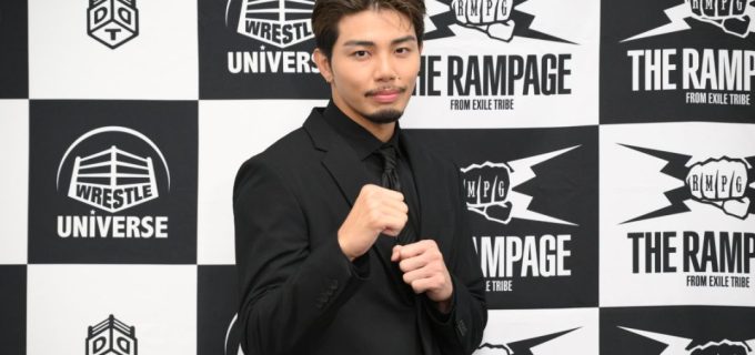 【DDT】THE RAMPAGE武知海青が“プロレスラー”としてDDTに入団し、7・13後楽園で初戦へ！「やるからにはテッペン取りたい。いつかはベルトにチャレンジしたい」