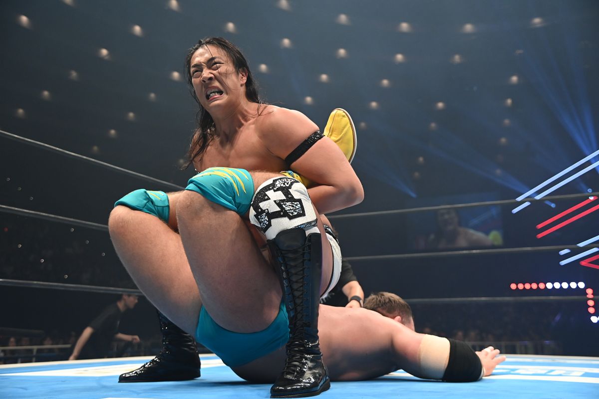 新日本】ボルチン・オレッグがTAKESHITAを撃破しNEVER無差別級