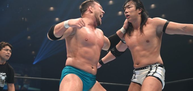 【新日本】ボルチン・オレッグがTAKESHITAを撃破しNEVER無差別級王座初戴冠！新王者は永田戦を熱望「自分はどんなプロレスラーになったかを見せたい」