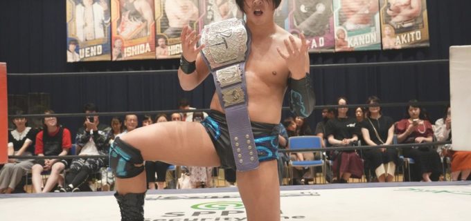 【DDT】新世代のTo-yが新潟凱旋のササダンゴを“狂ったルール”で撃破し、EXTREME王座初戴冠！「ベルトとともに狂って狂って狂いまくる！」