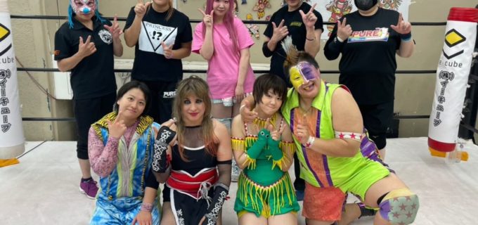 【PURE-J】6.15亀アリーナ大会、鋼＆弓李がメインで快勝！＜試合結果＞