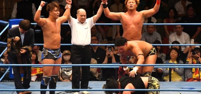 【全日本】宮原健斗＆青柳優馬が世界タッグV2　Z-Brats撃破で髪もベルトも死守！「100代の権限でリニューアルしてやろうかと考えてるよ」