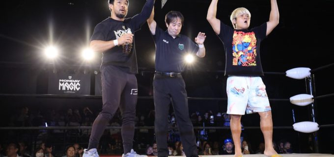 【ノア】KENTA、激闘のストリートファイトを制す！謎の“刺客”マミー登場で騒然！！拳王がまさかの私服乱入救出劇