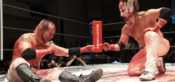 【新日本】葛西純、死闘の末に散るもデスペラードに託した再会の招待状！10年後の再戦を約束「葛西純の全盛期は10年後だ！」