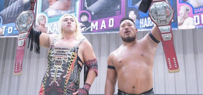 【DDT】KO-Dタッグ前哨戦は飯野雄貴＆納谷幸男がパワー全開で秋山準＆佐藤大地に圧巻勝利！「ここからもっと仕上げて、どんどん強くなっていく」