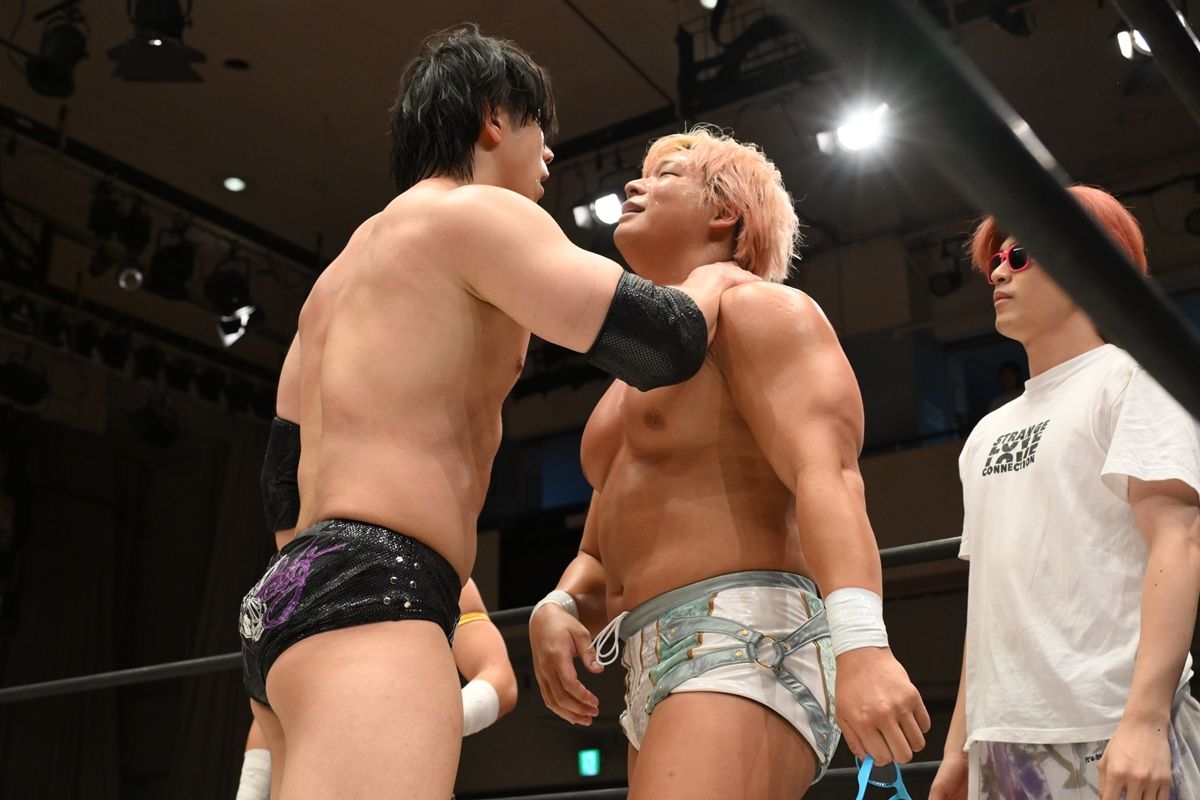 DDT】“肉体派俳優”桜庭大翔、プロレスデビュー2戦目で規格外の
