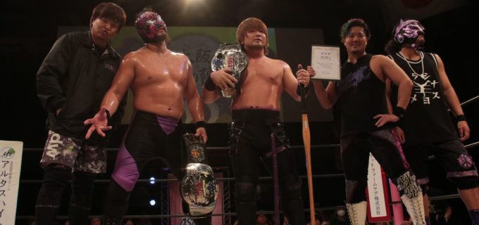 【大阪プロレス】“伊丹の乱”に超満員の熱気！浅川紫悠＆ゴリアテ組が王座防衛、スパイダーが王座挑戦表明も