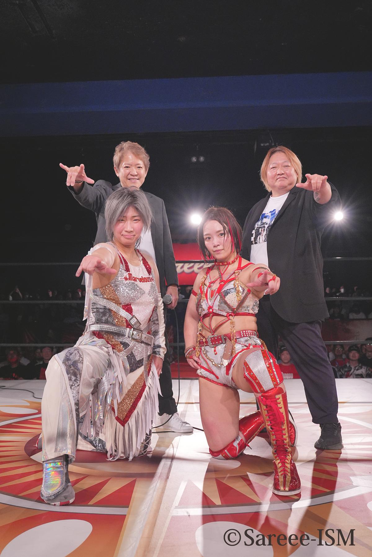 Sareee-ISM】Sareee＆彩羽匠のスパーク・ラッシュがHATEの上谷＆刀羅を