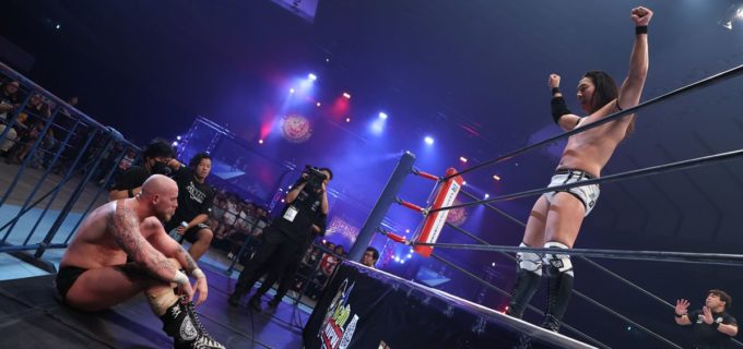【新日本】『G1』初遭遇のゲイブとTAKESHITA、壮絶なる潰し合いの果てに衝撃の結末に「決勝で会おうぜ。俺と一緒にまだ見たことのない景色見に行こうや」