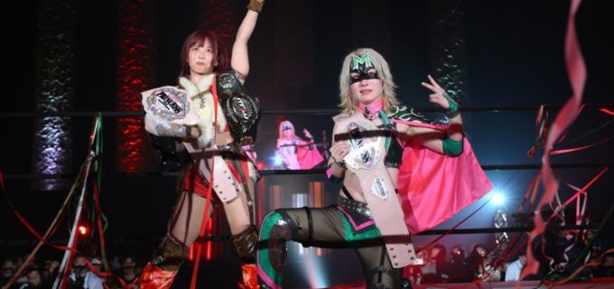 【東京女子】享楽共鳴がライバル白昼夢との大激闘を制し、プリンセスタッグ王座V3！「面白いことができるっていうタッグチームは遊びに来て！」