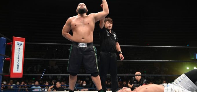 【新日本】YOSHI-HASHI、無傷の連勝ついにストップ！オーカーンが“首位処刑”で高笑い「いいカモだったよ」