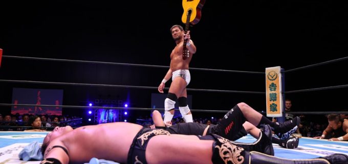 【新日本】タイチ、H.O.T.の無法地獄に沈む！裏切り者SANADA、ギターショットで因縁対決に非情の終止符