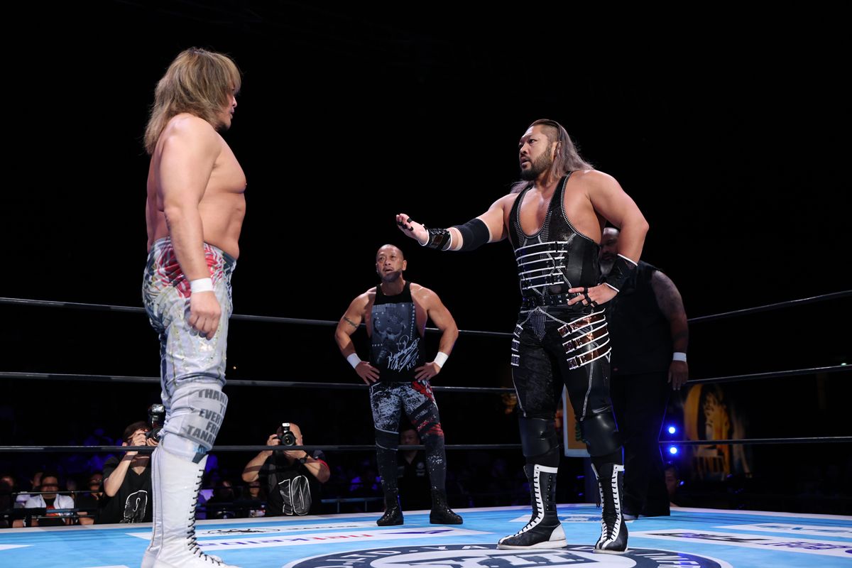 新日本】EVILがまさかの“正々堂々”宣言！棚橋との前哨戦でH.O.T.の介入