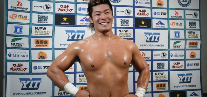 【新日本】『G1』を終えた上村優也がさらなる高みを目指す“太陽宣言”「棚橋さんの存在を上回ってこそね、これからの新日本の太陽だと思う」