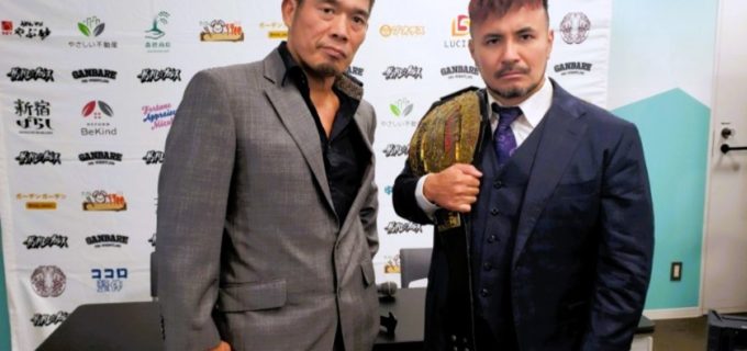 【ガンプロ】ドラゴンゲート望月成晃がSOG世界無差別級王者・今成夢人から王座奪取宣言！「このベルトを獲ってガンバレ☆プロレスを盛り上げる」