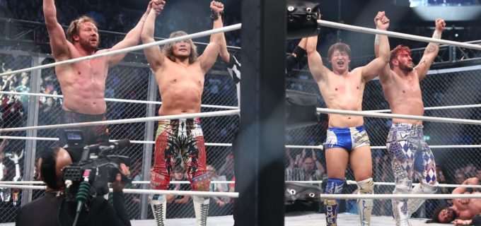 【AEW x NJPW】夢のオールスター戦は壮絶な流血戦に…棚橋がハイフライフローで勝利も、試合後オスプレイが急襲されロンドン騒然！