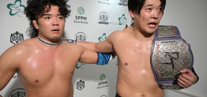 【DDT】To-yが高鹿佑也を破り、EXTREME王座V2…意気投合した両者はタッグ結成か？9・14札幌でイルシオンが挑戦へ