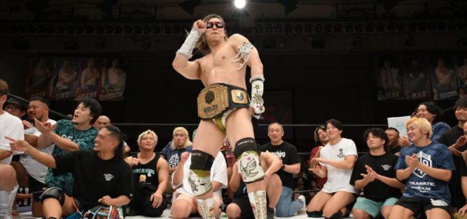 【DDT】上野勇希が樋口和貞を破り、KO-D無差別級王座奪還も…「いつでもどこでも挑戦権」行使の平田一喜が奇跡のベルト奪取！