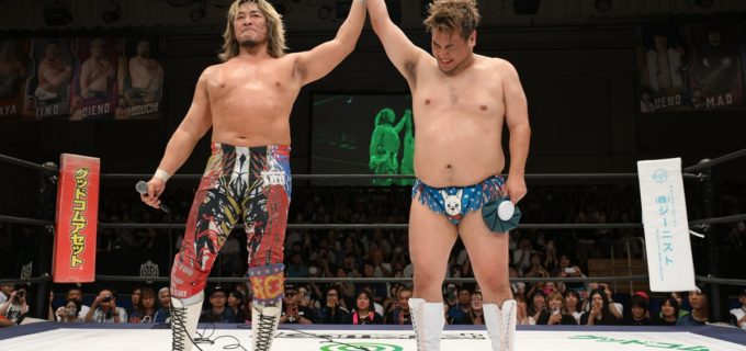 【DDT】棚橋弘至が掟破りの“逆リップロック”で男色ディーノを制す！「今日の試合でまた一つ進化しました」