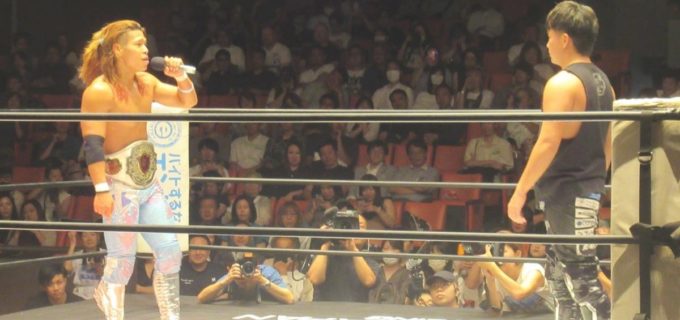 【ドラゴンゲート】田中良弥がJACKY KAMEIを下し、ブレイブゲート王座V3に成功し、9・14仙台で先輩・布田龍を迎撃へ！「俺が勝って当たり前の防衛戦になるから。最初で最後のブレイブゲート戦やと思って挑戦してこい」