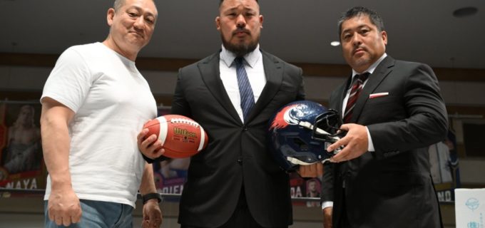 【DDT】飯野雄貴が「ノジマ相模原ライズ」に入団し、プロレスとアメフトの二刀流に挑戦！「30歳の節目で、もう1度フットボールに挑戦してみたい」